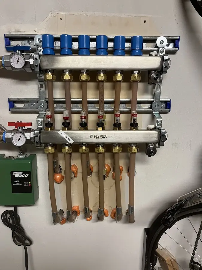 Plumber performing Leak Detection at a residential property in Goldendale